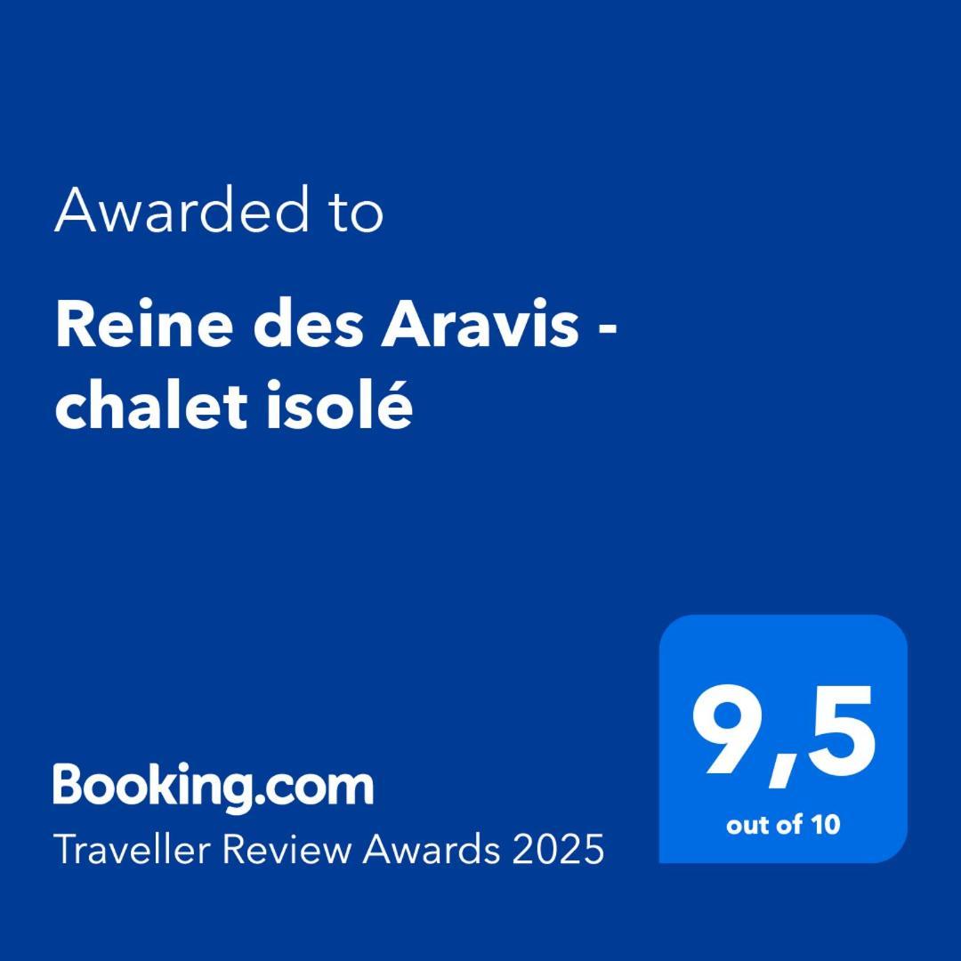 Reine Des Aravis - Chalet Isole Flumet Exteriér fotografie